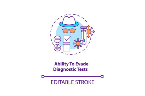 Ability to Evade Diagnostic Tests Icon: Graphics and Icons