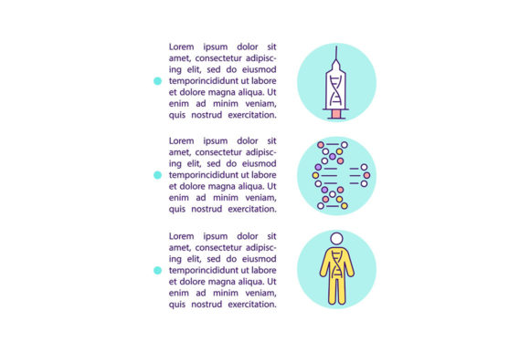 Gene Therapy Icons for Modern Graphics