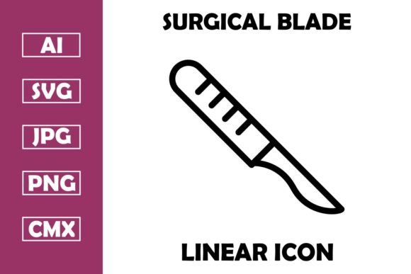Medical Blade Icons: Precision Graphics