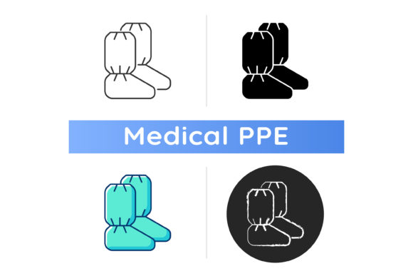 Medical Boot Covers Icon: Graphics & Icons Review