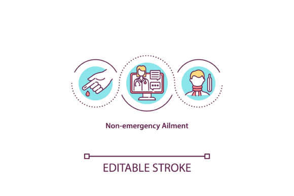 Non Emergency Ailment Icon: Graphics & Icons Review
