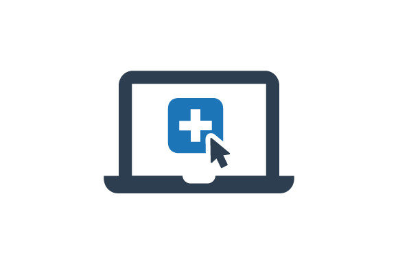 Online Medical Icon: Graphics & Icons