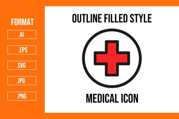 Review: Medical Outline Filled Icon for Embroidery