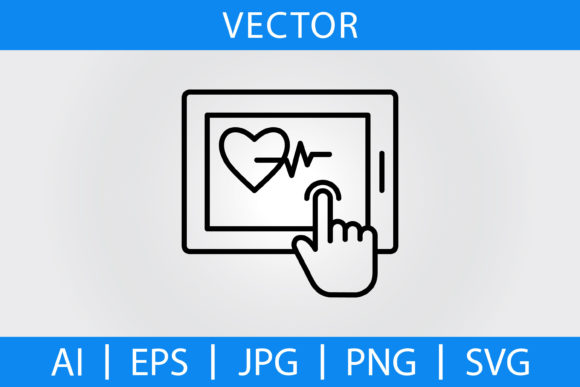 Vector Medical Tablet Icons for Graphics